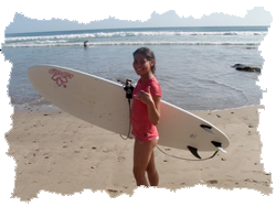 Nicaragua surfing girls